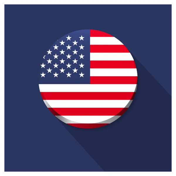 VS Amerika vlag — Stockvector