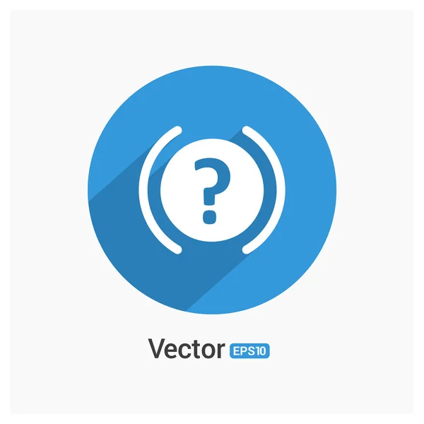 Icono signo de interrogación — Vector de stock