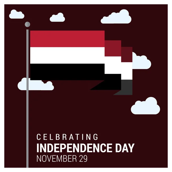 День незалежності Ємен — стоковий вектор