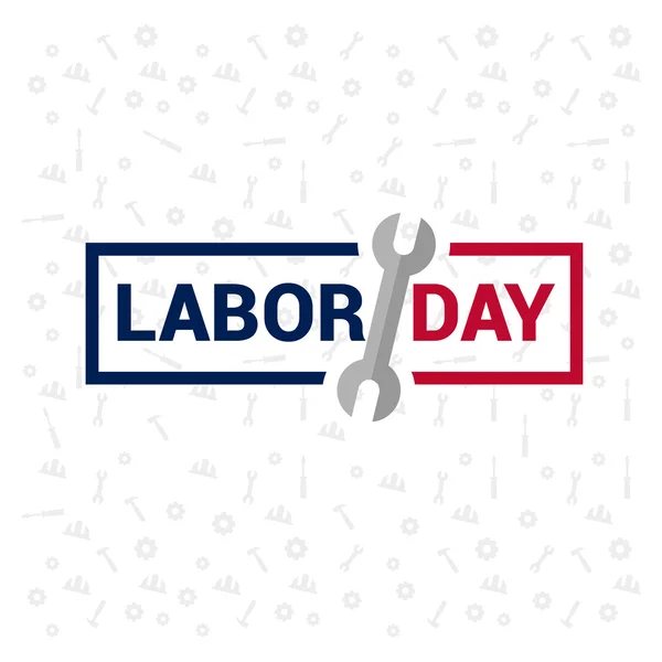 Labor day sablon — Stock Vector