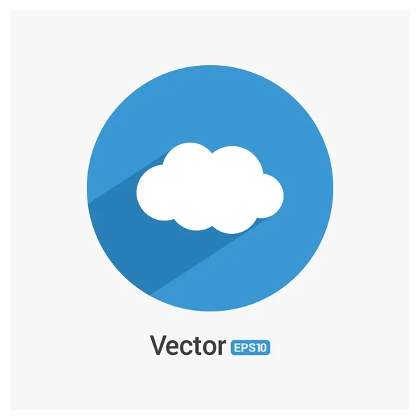 Väderikonen moln — Stock vektor