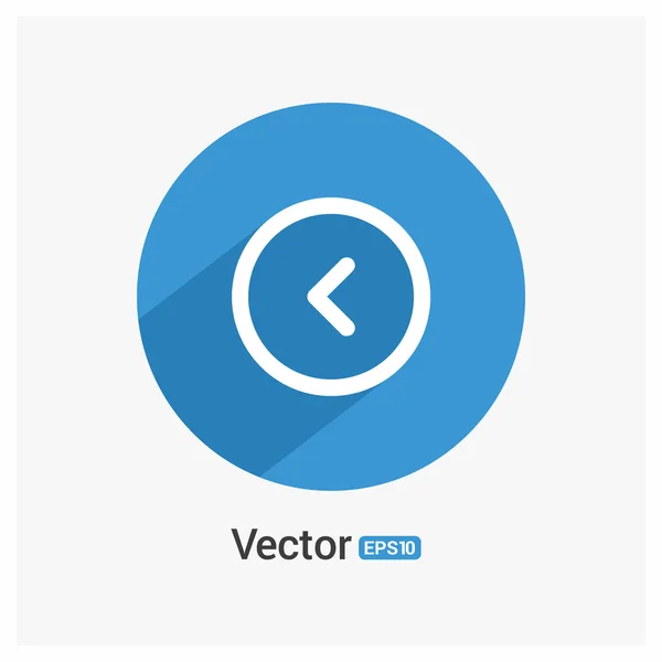 Icono de medios anteriores — Vector de stock