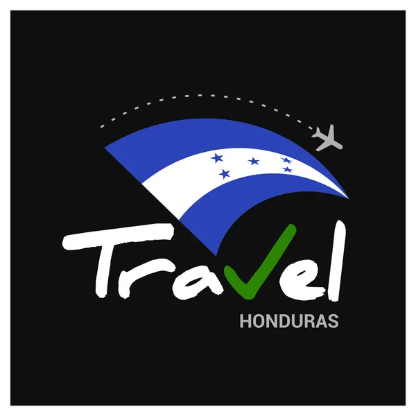 Reizen Honduras symbool — Stockvector