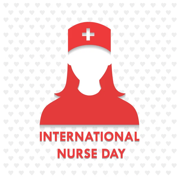 Concepto del Día Internacional de Enfermería — Archivo Imágenes Vectoriales