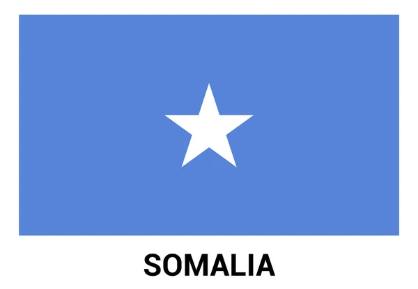 Logo Bandera de Somalia . — Vector de stock