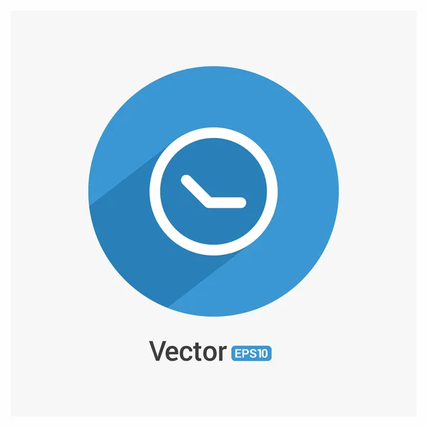 Tiempo, icono del reloj — Vector de stock