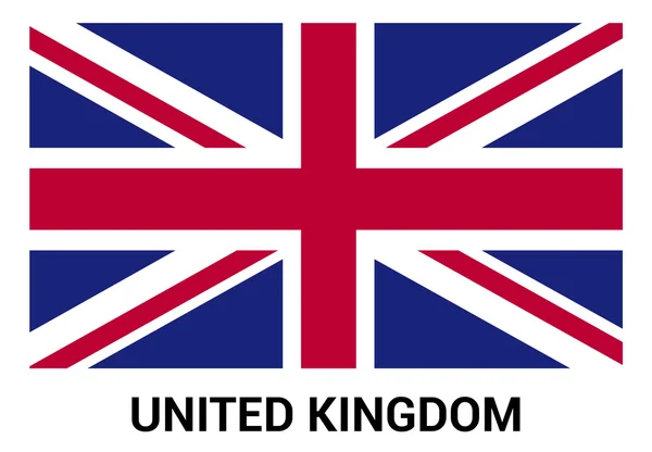 United kingdom great britain uk Flag — Stock Vector