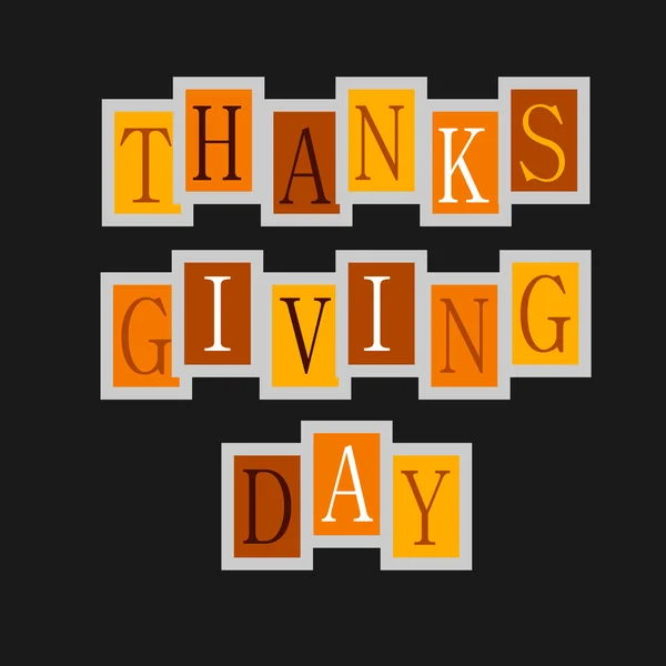 Feliz Día de Acción de Gracias — Archivo Imágenes Vectoriales