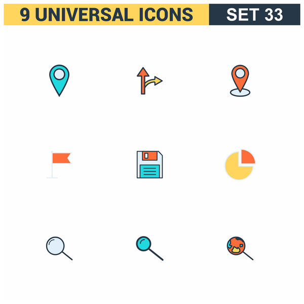 Универсальный набор значков
