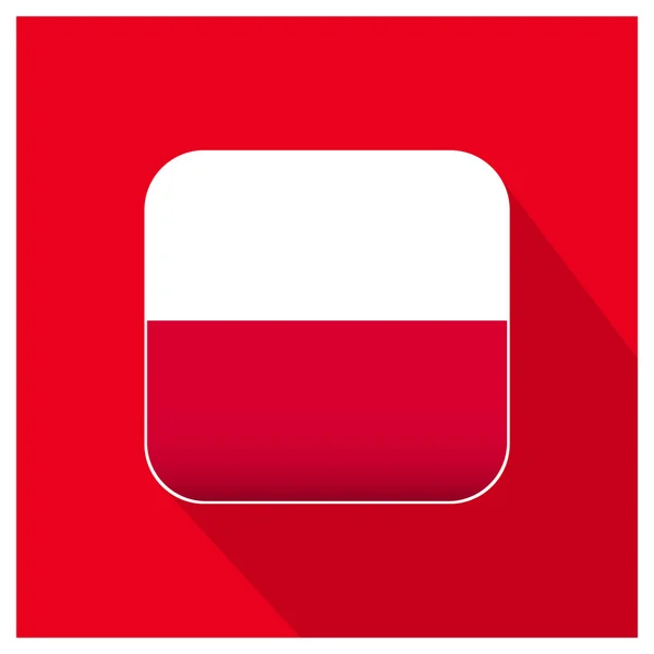 Polska flaga — Wektor stockowy