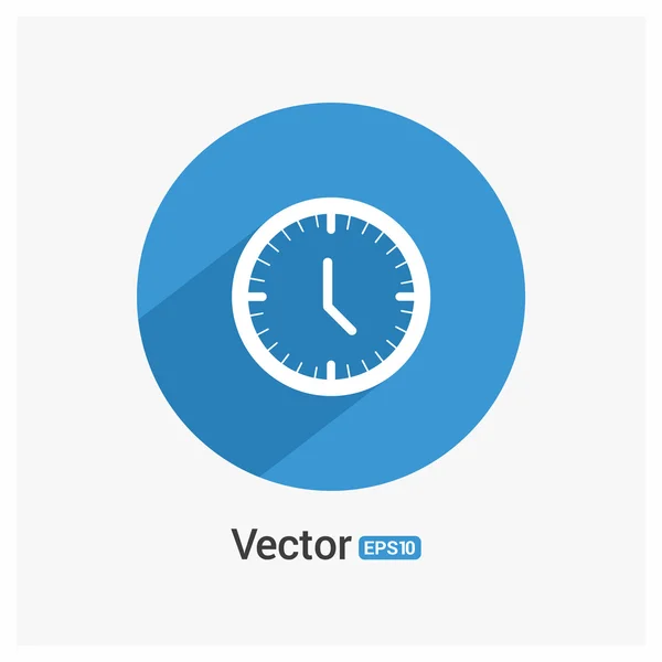 Idő, óra ikon — Stock Vector