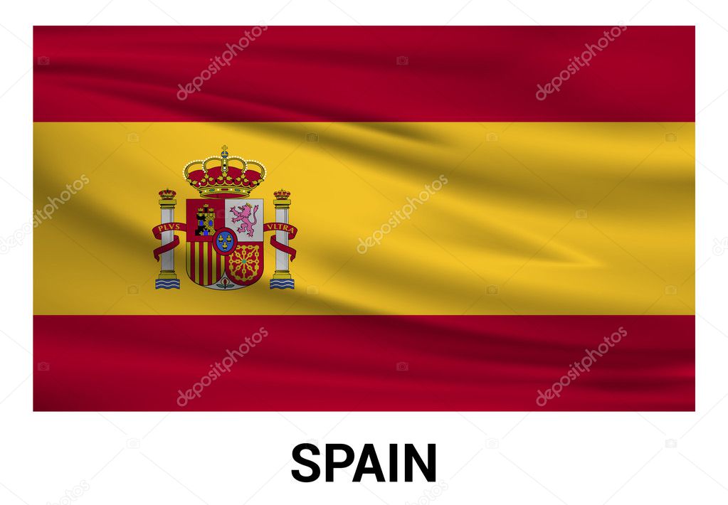 Spain flag in official colors