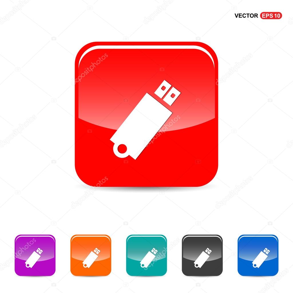 usb flash drive icons