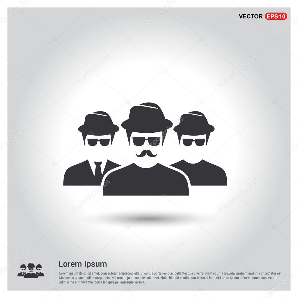 Business User Icon. Users Group Icon