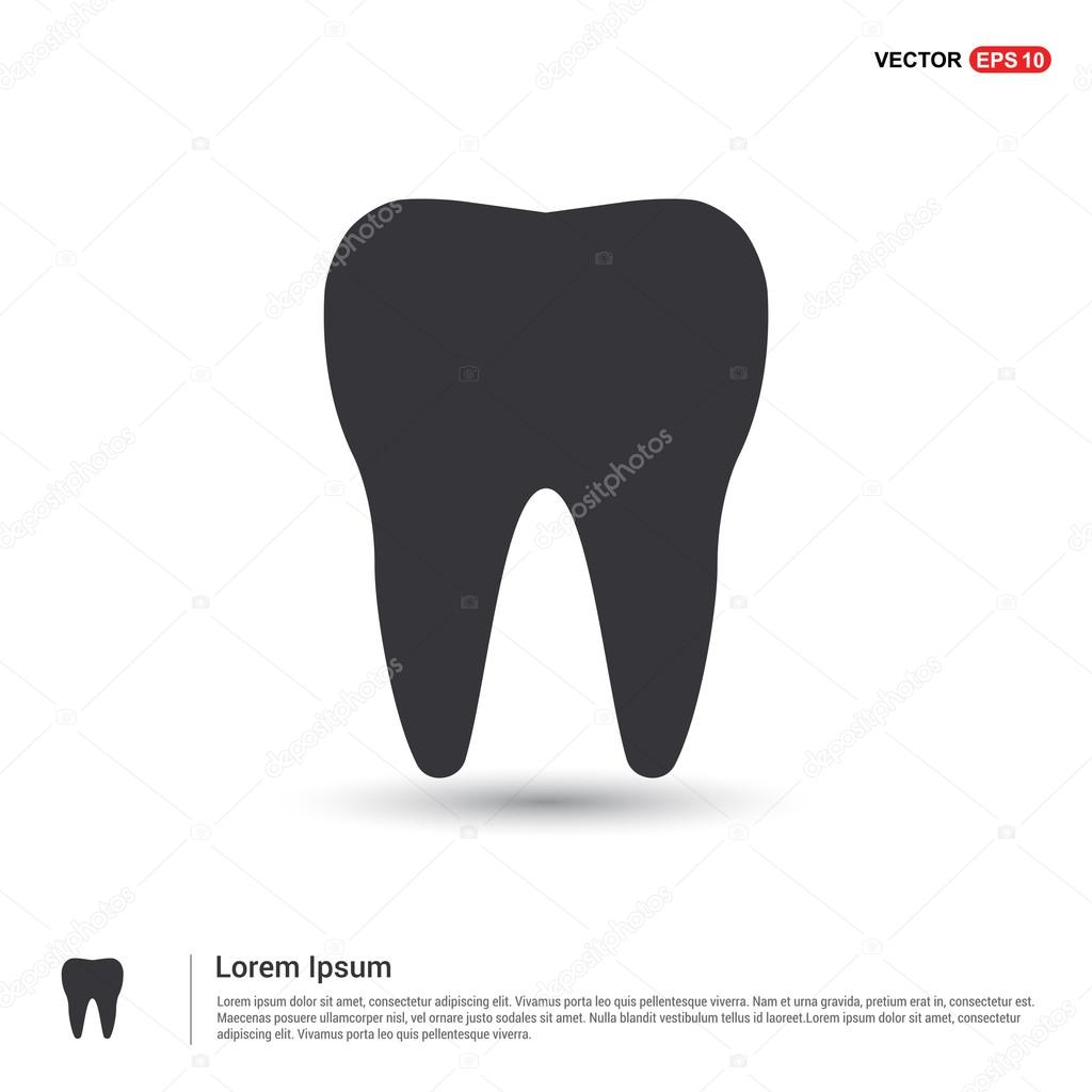 Tooth Icon - abstract logo type icon