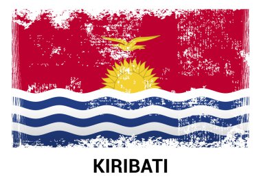 Kiribati grunge bayrağı