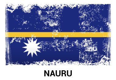 Nauru grunge bayrağı