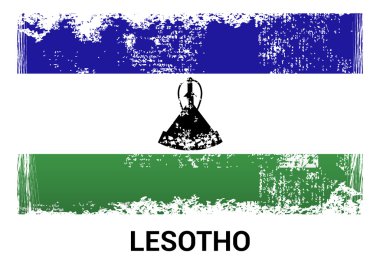 Lesotho grunge bayrağı