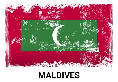 Maldivler grunge bayrağı