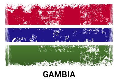 Gambiya grunge bayrağı