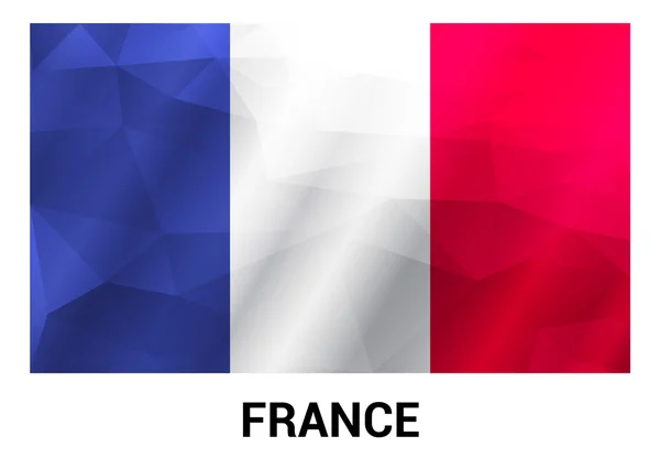 Χώρα σημαία της Γαλλίας — Διανυσματικό Αρχείο