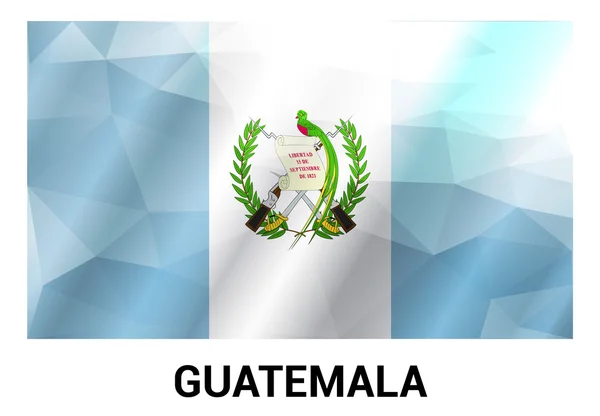 Gueatemala country flag — Stock Vector