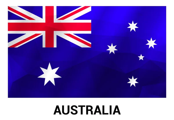 Australien land flagga — Stock vektor