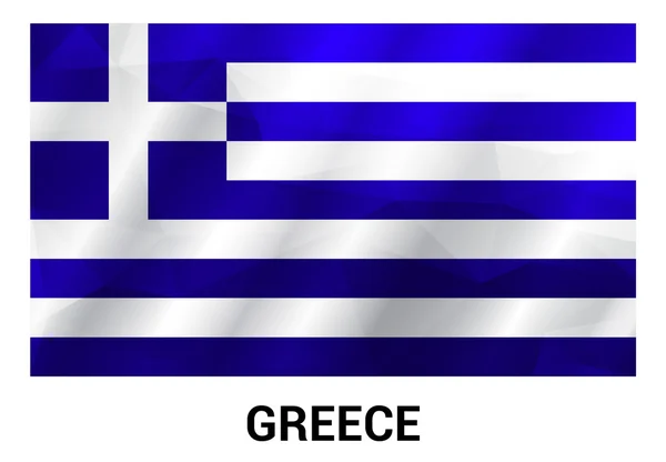 Ελλάδα χώρα σημαία — Διανυσματικό Αρχείο