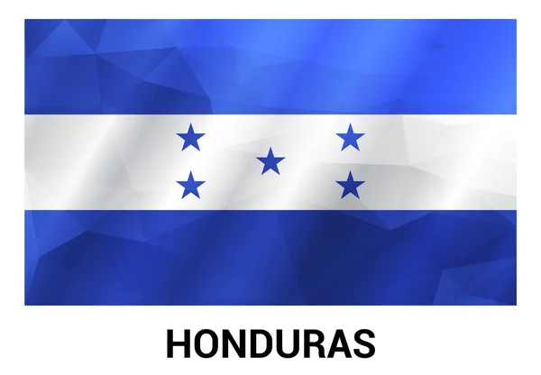 Honduras ülke bayrağı — Stok Vektör