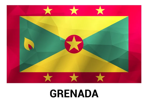 Bandeira do país de Granada — Vetor de Stock