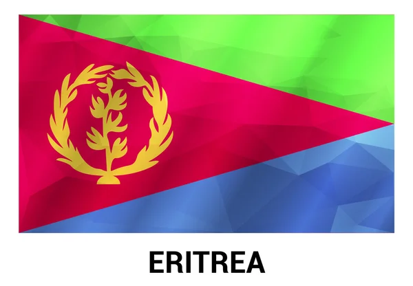 Флаг Эритреи — стоковый вектор