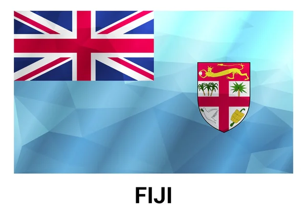 Fiji ülke bayrağı — Stok Vektör