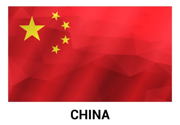 China Bandera del país — Archivo Imágenes Vectoriales