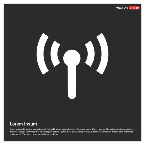 Icona del segnale wifi — Vettoriale Stock