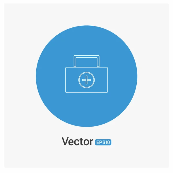Första hjälpen kit ikon — Stock vektor
