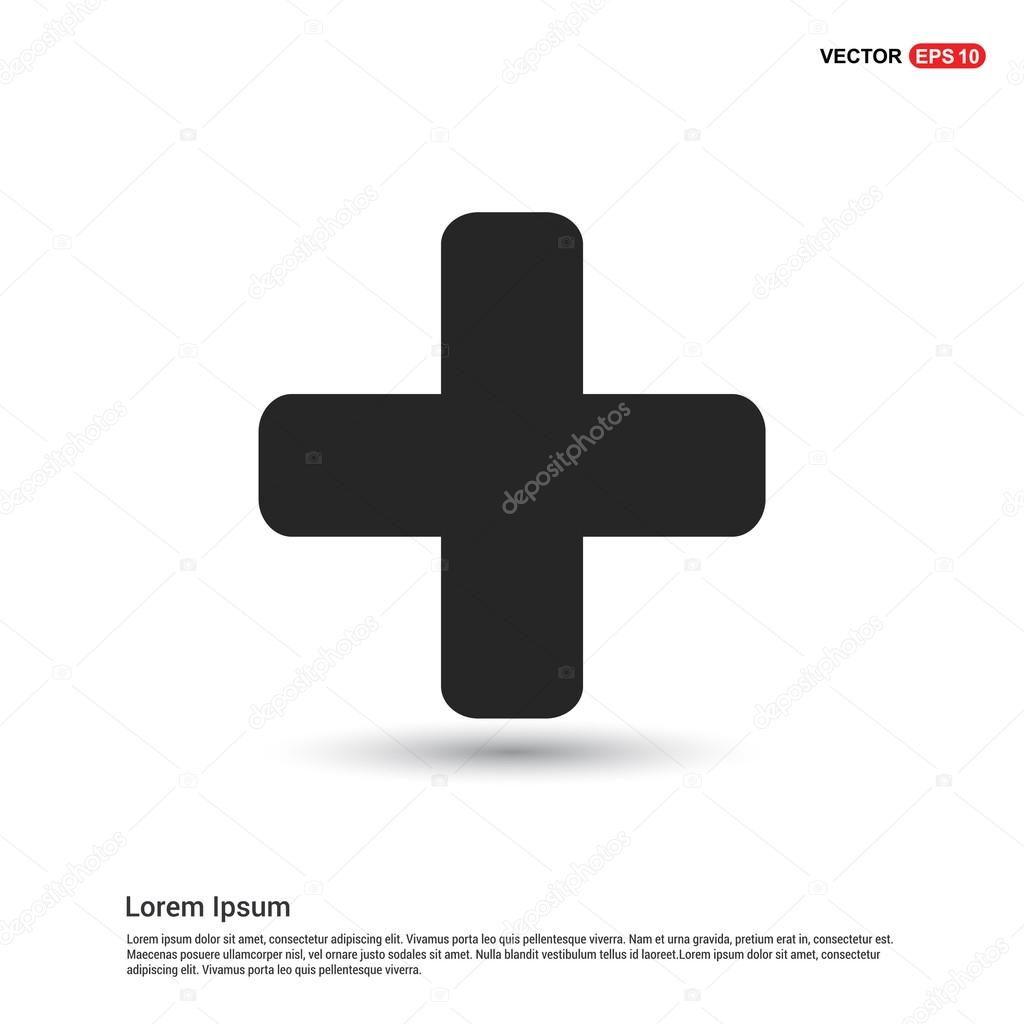 Math plus icon Stock Vector Image by ©ibrandify #95888022
