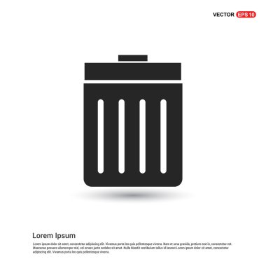 çöp kutusu simgesini - logo türü simgesi