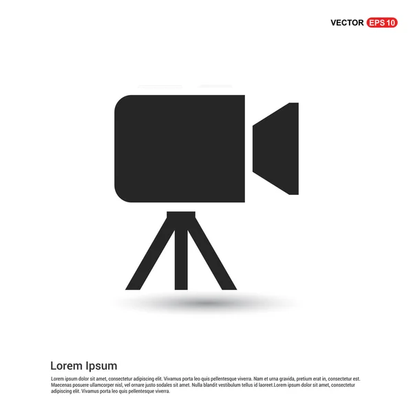 Video camera icon — Stock Vector