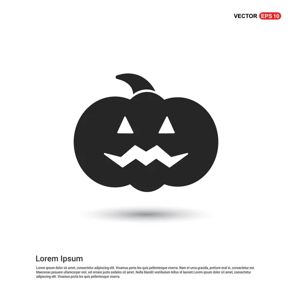 Scary Pumpkin icon. — Stock Vector