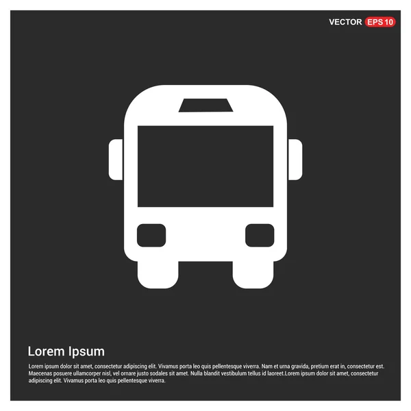 Staden bussar-ikonen — Stock vektor