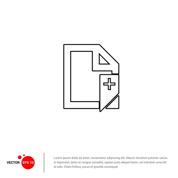 Icône de format de fichier — Image vectorielle