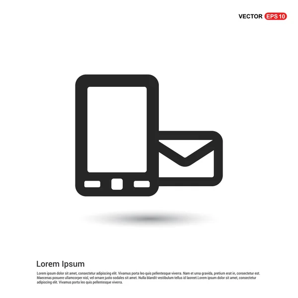 Icono de mensaje SMS — Vector de stock