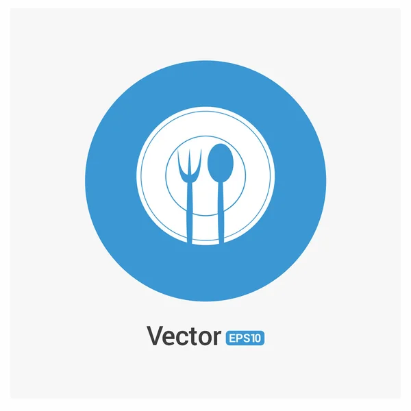 Lunch tijdpictogram — Stockvector