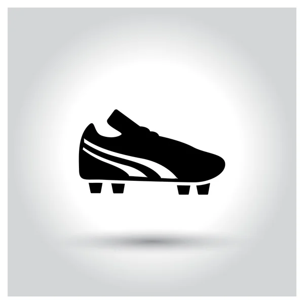 Voetbal boot pictogram — Stockvector