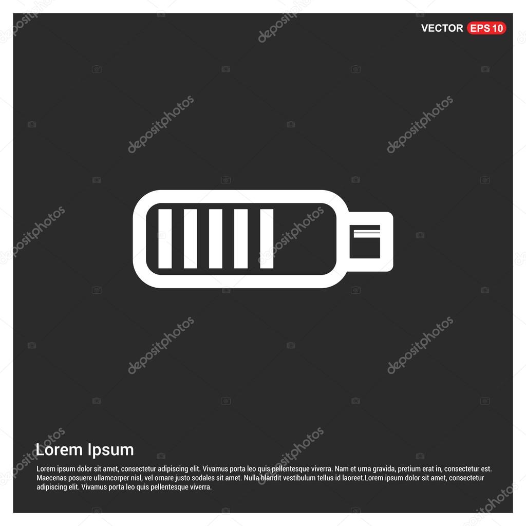 Charging battery icon. vector illustration