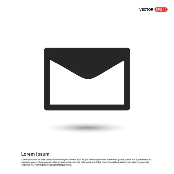 Envoyer l'icône mail — Image vectorielle