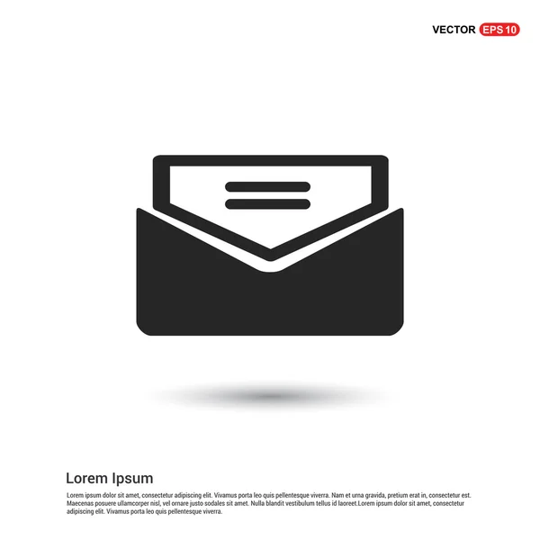 Enviar icono de correo — Vector de stock