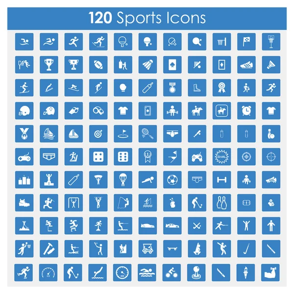 Набор спортивных иконок — стоковый вектор