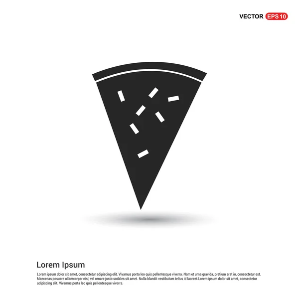 Icono de rebanada de pizza — Vector de stock