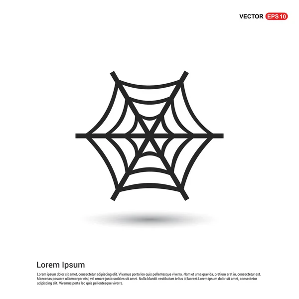 Spider Net ikon — Stock Vector